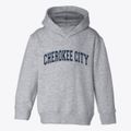 Cherokee City Arkansas Varsity Toddler Hoodie additional view 1