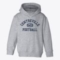 Centreville Maryland Football Toddler Hoodie additional view 1