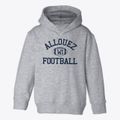Allouez Wisconsin Football Toddler Hoodie additional view 1