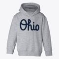 Ohio Script Toddler Hoodie additional product view 1