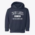 Twin Lakes Wisconsin Classic Established Toddler Hoodie additional view 1