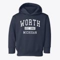 Worth Michigan Classic Established Toddler Hoodie additional view 1