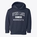 Hydes Lake Minnesota Classic Established Toddler Hoodie additional view 1