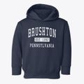 Brushton Pennsylvania Classic Established Toddler Hoodie additional view 1