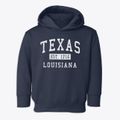 Texas Louisiana Classic Established Toddler Hoodie additional view 1