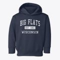 Big Flats Wisconsin Classic Established Toddler Hoodie additional view 1