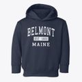 Belmont Maine Classic Established Toddler Hoodie additional view 1