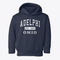 Adelphi Ohio Classic Established Toddler Hoodie additional view 1