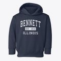 Bennett Illinois Classic Established Toddler Hoodie additional view 1
