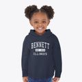 Bennett Illinois Classic Established Toddler Hoodie additional view 2