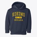 Kokomo Indiana Classic Established Toddler Hoodie additional view 1