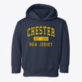 Chester New Jersey Classic Established Toddler Hoodie additional view 1