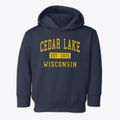 Cedar Lake Wisconsin Classic Established Toddler Hoodie additional view 1