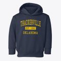 Thackerville Oklahoma Classic Established Toddler Hoodie additional view 1
