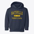 Haysville Pennsylvania Classic Established Toddler Hoodie additional view 1