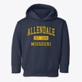 Allendale Missouri Classic Established Toddler Hoodie additional view 1