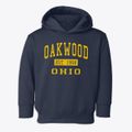 Oakwood Ohio Classic Established Toddler Hoodie additional view 1