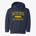 Grafton Center New Hampshire Classic Established Toddler Hoodie additional view 1