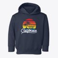 Pierpoint California Palm Tree Sunset Toddler Hoodie additional view 1