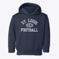 St. Louis Catholic School Classic Football Toddler Hoodie additional view 1