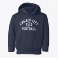 Chicago City Day School Classic Football Toddler Hoodie additional view 1