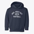 Mrs. Ana's Day School Classic Football Toddler Hoodie additional view 1