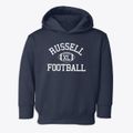 Russell High School Classic Football Toddler Hoodie additional view 1