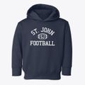 St. John Catholic School Classic Football Toddler Hoodie additional view 1
