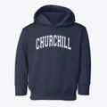 Churchill Elementary School Varsity Arch Toddler Hoodie additional view 1
