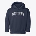 West Town Academy Varsity Arch Toddler Hoodie additional view 1