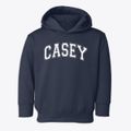 Casey Middle School/hall Bldg Varsity Arch Toddler Hoodie additional view 1