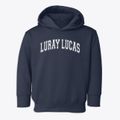 Luray Lucas Elementary School Varsity Arch Toddler Hoodie additional view 1