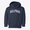 Delphos Attendance Center Varsity Arch Toddler Hoodie additional view 1