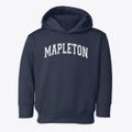 Mapleton Elementary School Varsity Arch Toddler Hoodie additional product view 1