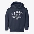 F J Scott Elementary School Track and Field Toddler Hoodie additional view 1
