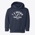 T A Brown Elementary School Track and Field Toddler Hoodie additional view 1