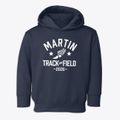 Martin Elementary School Track and Field Toddler Hoodie additional view 1