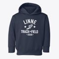 Linne Elementary School Track and Field Toddler Hoodie additional view 1