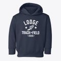 Lodge Elementary School Track and Field Toddler Hoodie additional view 1