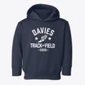 Davies Elementary School Track and Field Toddler Hoodie additional view 1