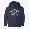 Mansura Middle School Track and Field Toddler Hoodie additional view 1