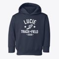 Lucie E Campbell School Track and Field Toddler Hoodie additional view 1