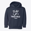 Clay Academy Track and Field Toddler Hoodie additional view 1