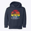 Hampton South Carolina Palm Tree Sunset Toddler Hoodie additional view 1