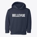 Bellevue Nebraska Classic Block Toddler Hoodie additional view 1
