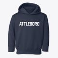 Attleboro Massachusetts Classic Block Toddler Hoodie additional view 1