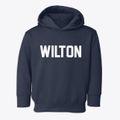 Wilton Iowa Classic Block Toddler Hoodie additional view 1