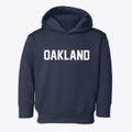 Oakland Oklahoma Classic Block Toddler Hoodie additional view 1