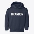 Brandon Mississippi Classic Block Toddler Hoodie additional view 1