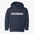 Greensburg Kansas Classic Block Toddler Hoodie additional view 1